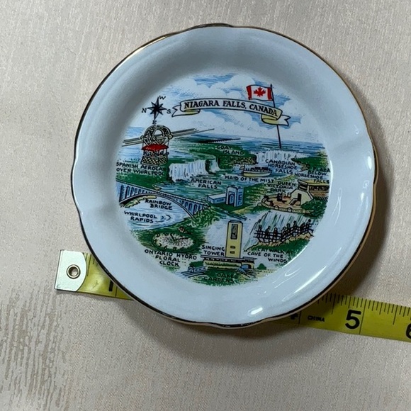 Vintage Niagara Falls Canada Souvenir Trinket Dish - Picture 8 of 9